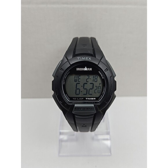 Timex Other - Timex Ironman Essential 10 Lap Timer Indiglo 100m Digital Mens Watch New Battery